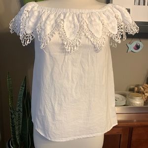 Lace Cotton Top